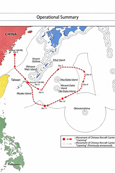 Track chart of recent routes